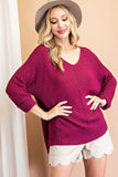 Crew Neck Knit Sweater