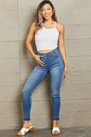 Judy Blue Janavie Full Size High Waisted Pull On Skinny Jeans