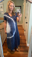 Dip Dyed Detailed Maxi Dress - Summer Lush Boutique 