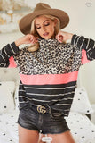 Leopard Knit Top with Collar - Summer Lush Boutique 