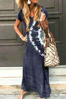 Dip Dyed Detailed Maxi Dress - Summer Lush Boutique 